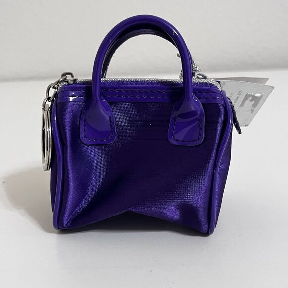 Victoria's Secret Purple Dream ANGEL Mini Purse Bag Keychain - Picture 6 of 15